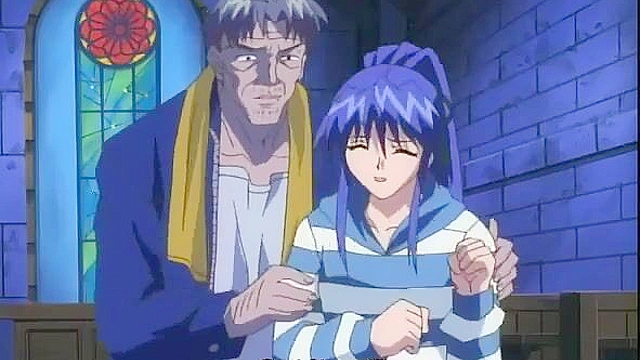 Shusaku Liberty 2 - Crazy anime lesbians have a 3some fuck with strapons