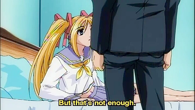 Anime teenie gets gangbanged on public train by dirty perverts