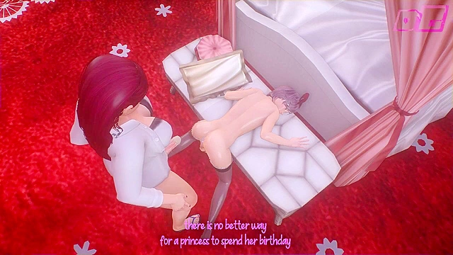 Princess Pets Deflowerment 2 - Futa princess ass fucks femboy slave all day