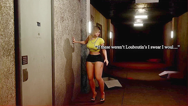 Terror Halls - Zombies team up and fuck a busty blonde in scary 3d sex