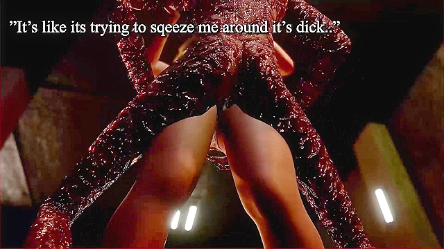 Terror Halls - Zombies team up and fuck a busty blonde in scary 3d sex