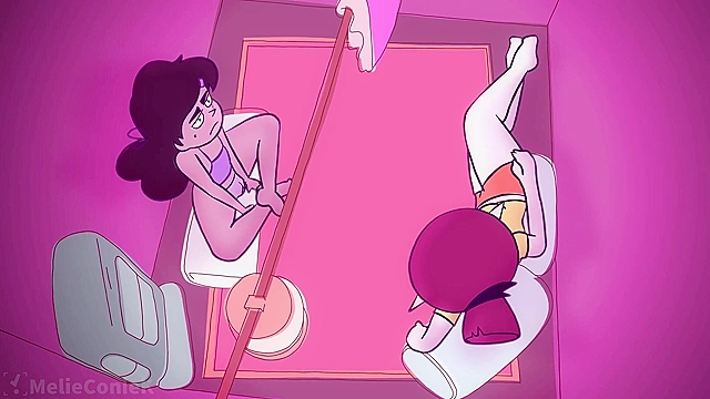 The Cum Princess - Crossdresser Marco Diaz gets anal banged by futanari monsters