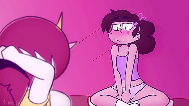 The Cum Princess - Crossdresser Marco Diaz gets anal banged by futanari monsters