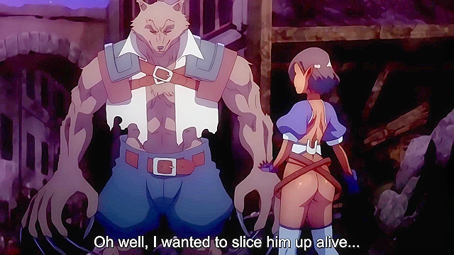 Kuroinu 2 ep1 - Demon queen is gangbanged by sycophants till jizz explosion