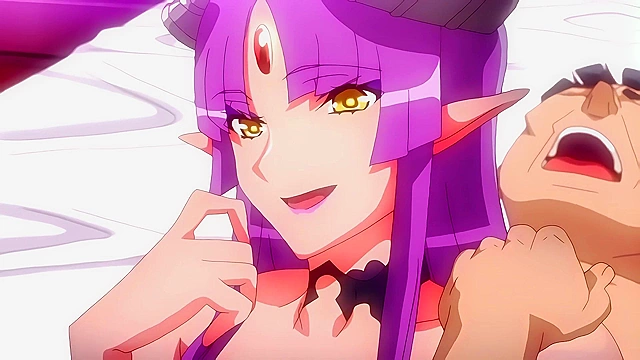 Kuroinu 2 ep1 - Demon queen is gangbanged by sycophants till jizz explosion