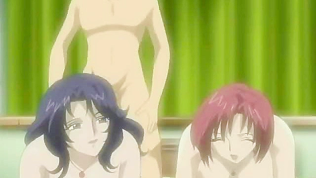 Sleazy Mother 3 - Masaru has a taboo threesome with anime aunt and stepmom