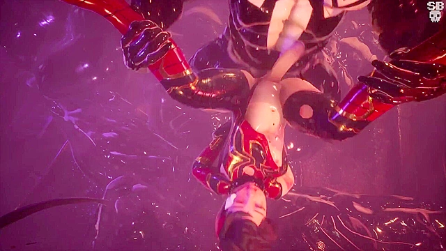 Spiderman gets his ass fucked hard by Venom in 3d Cartoon