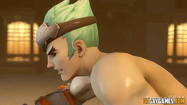 Furry gay guys shaking their booty and ass fucking at mansion