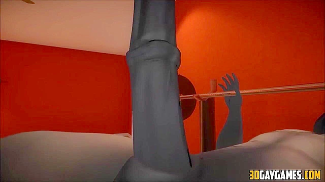 Furry gay guys shaking their booty and ass fucking at mansion