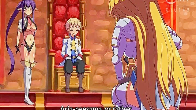 Valkyrie Hazard - Demon futanari and her tentacle girls orgy fuck warrior girls