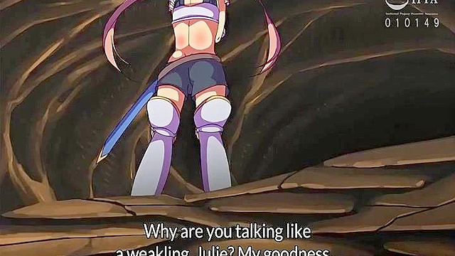 Valkyrie Hazard - Demon futanari and her tentacle girls orgy fuck warrior girls