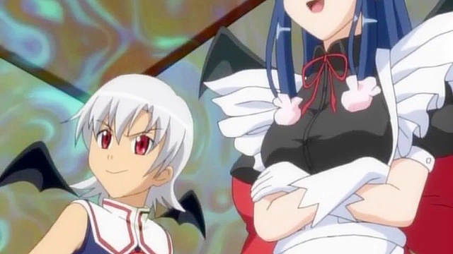 Demon uses hentai tentacle monster to bang warrior girl in her tender wet pussy