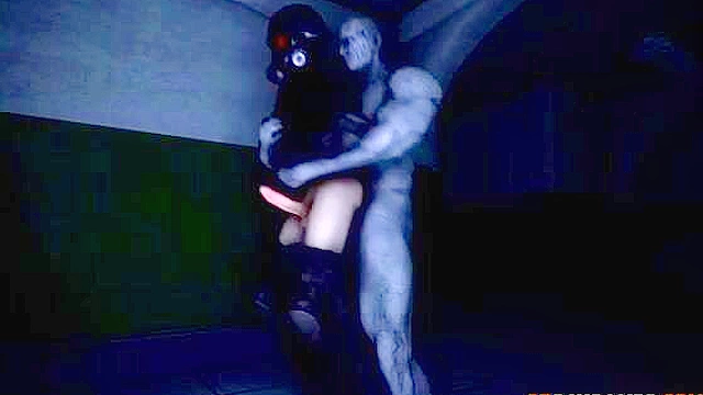 Gay zombies in scary 3d animated fucking