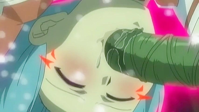 Horny angel is double penetrated by demon tentacles while hentai lesbians 69