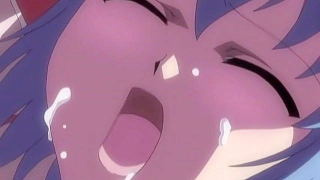 Horny angel is double penetrated by demon tentacles while hentai lesbians 69