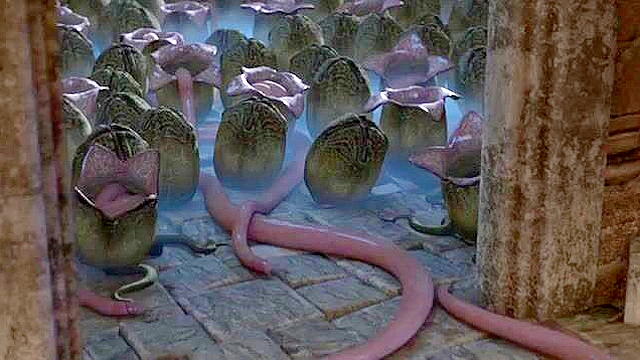 The Temple - Beefy muscle guys have 3d gay sex with huge cocks