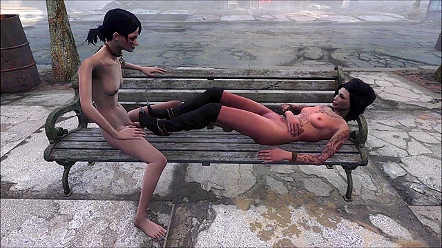 Fallout 4 - Petite Futanari Trixy thirsts for face fucking and sex