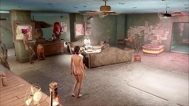 Fallout 4 - Petite Futanari Trixy thirsts for face fucking and sex