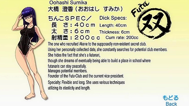 Futa Club! 1 ep1 - Schoolgirl futa shoots a huge load of cum after blowjob from the new girl