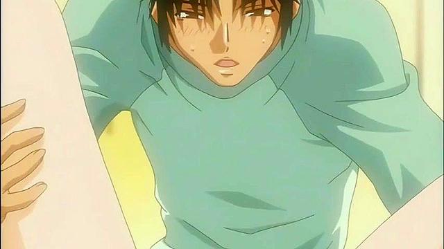 Gay Hentai - Sensitive Pornograph - Gay dude finds a tied up twink and has gay sex with him