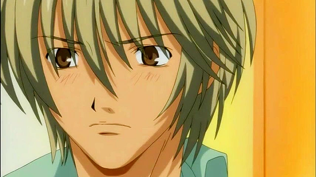 Gay Hentai - Sensitive Pornograph - Gay dude finds a tied up twink and has gay sex with him