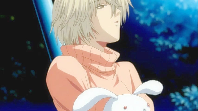 Gay Hentai - Sensitive Pornograph - Gay dude finds a tied up twink and has gay sex with him