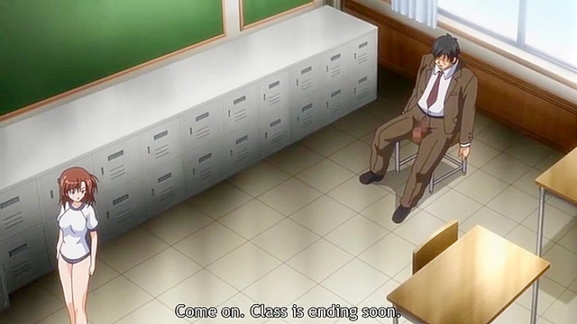 JK to Lewd Teacher 4 ep2 - Busty petite schoolgirls are fucked in classroom by hentai teacher