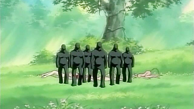 Elf warriors fight demons that are fucking elves and catgirls pussies