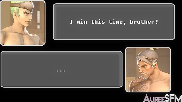 Gay Genji fucks overwatch Hanzo in the butt