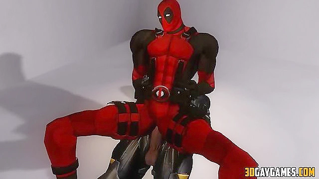 Gay Deadpool gets fucked by variety of heroes - compilation