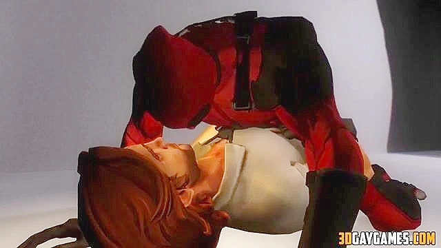 Gay Deadpool gets fucked by variety of heroes - compilation