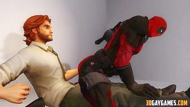 Gay Deadpool gets fucked by variety of heroes - compilation