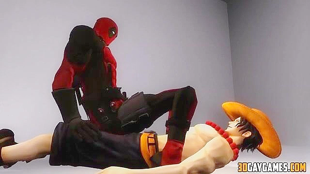 Gay Deadpool gets fucked by variety of heroes - compilation