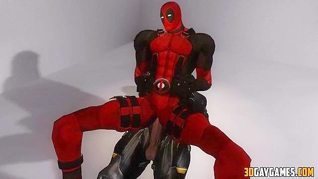 Gay Deadpool gets fucked by variety of heroes - compilation
