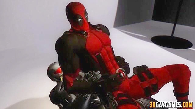 Gay Deadpool gets fucked by variety of heroes - compilation
