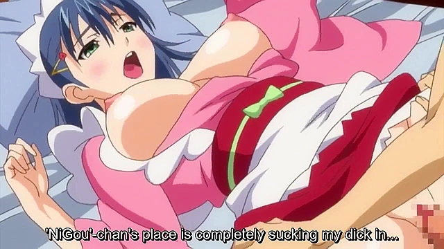 Menkui! 2 - Cute teen hentai girls in uniforms have a hot teen busty threesome