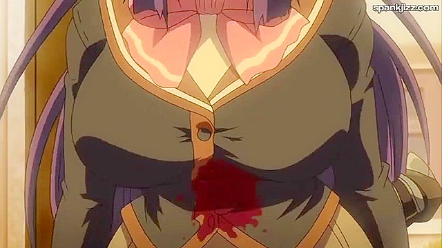 Beast with tentacle powers fucks the holes of a big titty slut