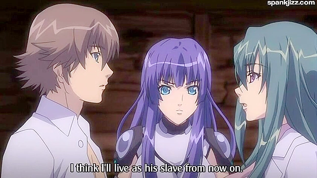 Beast with tentacle powers fucks the holes of a big titty slut