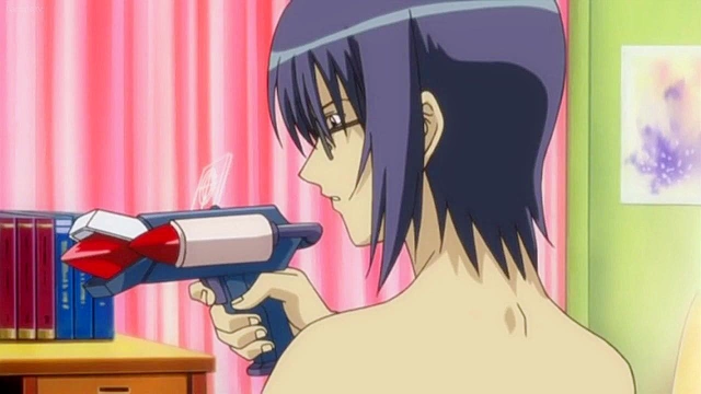 Hypnolove 2 - Crazy student uses hypnosis gun to double penetrate hentai schoolgirls