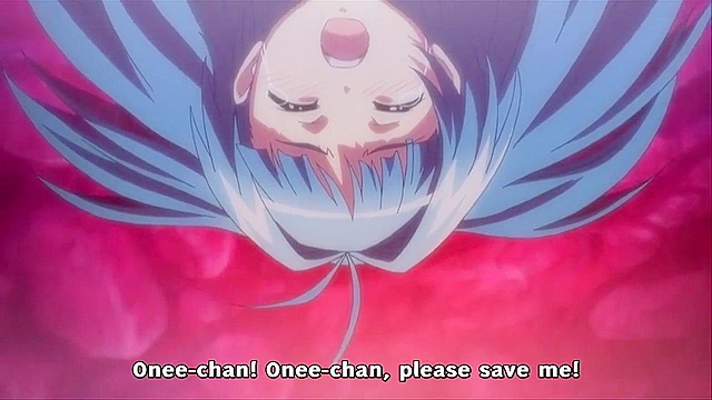 Hentai tentacle monster fucks the tender holes of a petite teen girl