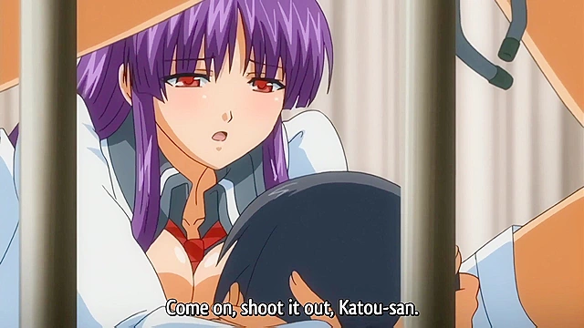 Infection 1 ep2 - Horny hentai schoolgirl fucks tied up student