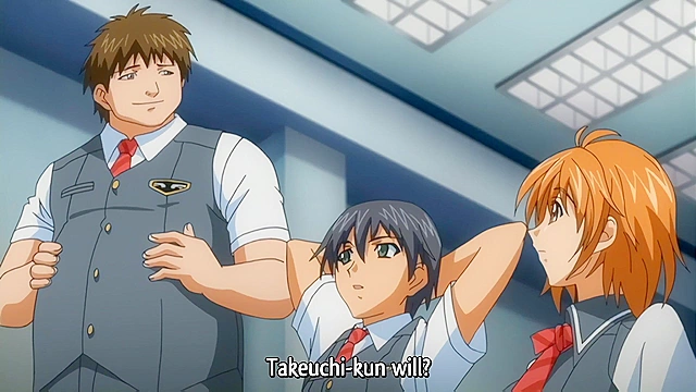 Infection 1 ep2 - Horny hentai schoolgirl fucks tied up student