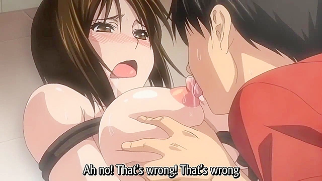 Son uses his tied up busty mom like dirty little fuck toy - taboo hentai