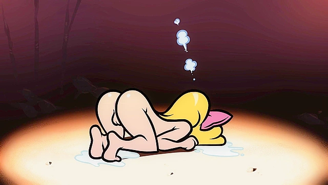 Gay Cartoon - Femboy Link spreads out his bussy for the sharks to save his girl zelda