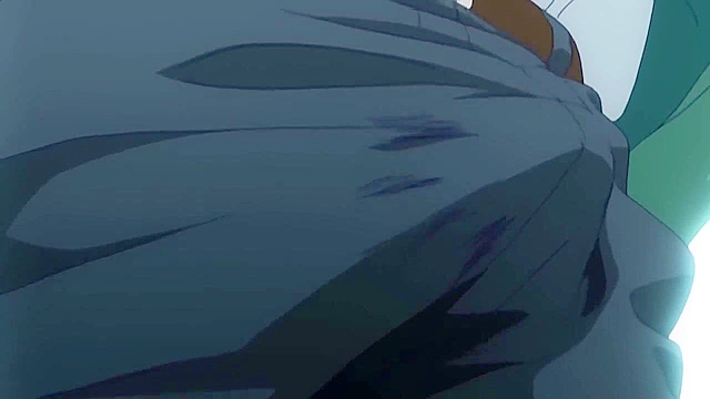 Dropout 2 - Anime brunette with huge juggs is getting gangbang fucked in a public restroom