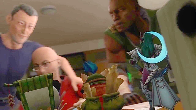 The Falling E-Sport Goddess - D.va is gangbanged by Roadhog and friends