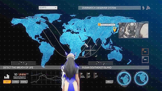 The Falling E-Sport Goddess - D.va is gangbanged by Roadhog and friends