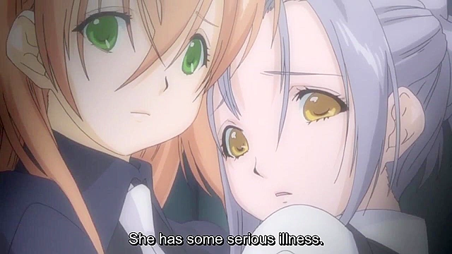 Innocent Lovers 2 - Lesbian anime teacher shows schoolgirl lesbian love