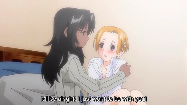 Innocent Lovers 2 - Lesbian anime teacher shows schoolgirl lesbian love