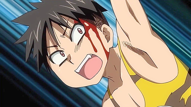 Peace Hame! 5 - Dork gets his ass beat while schoolgirls get gangbanged outside ring